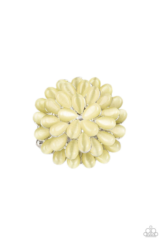 BLOOMIN BLOOMER - YELLOW MOONSTONE FLOWER RING