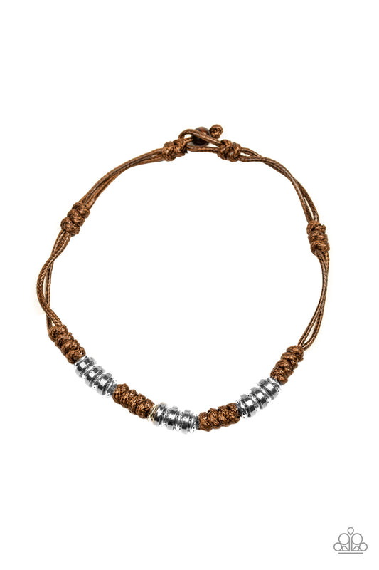 LETS TAKE A RIDE - BROWN MENS NECKLACE