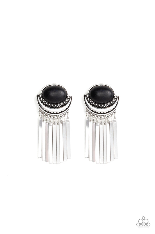 MONSOON SEASON - BLACK EARRINGS