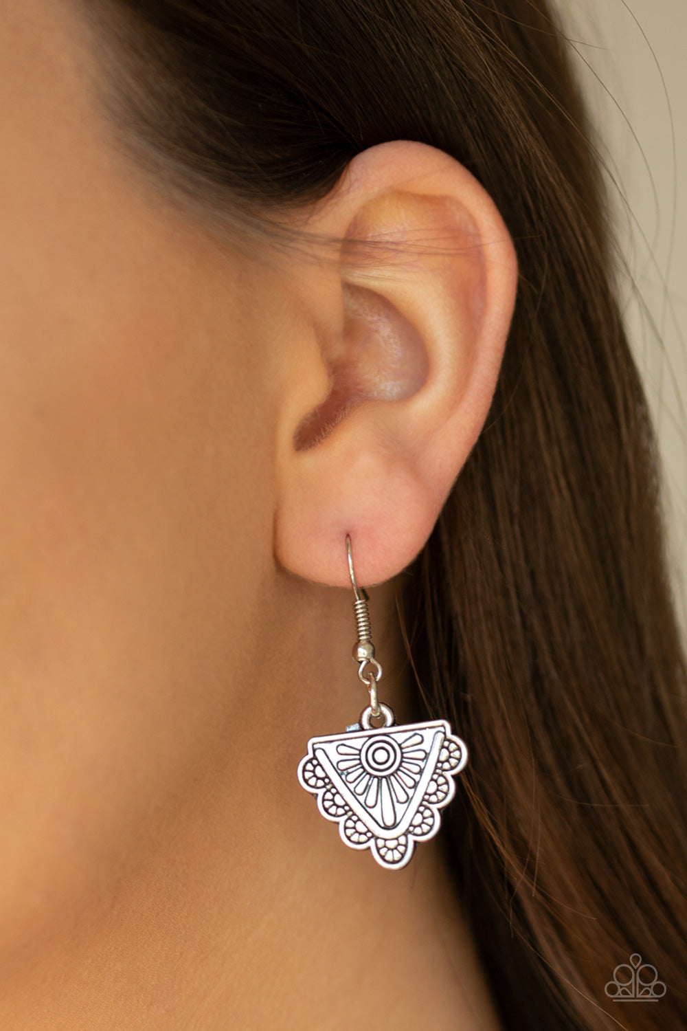 MIGHT AND MANE - ORANGE FRINGE CRESCENT NECKLACE