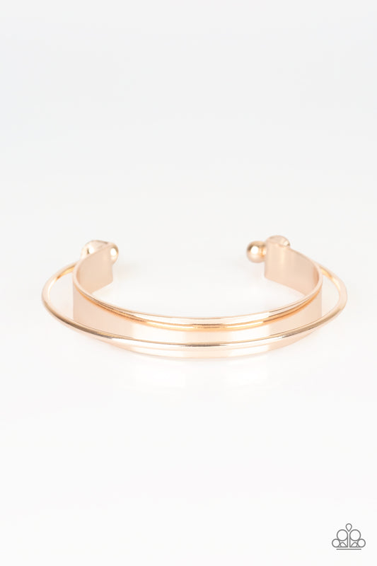 AVANT-MOD - ROSE GOLD CUFF BRACELET