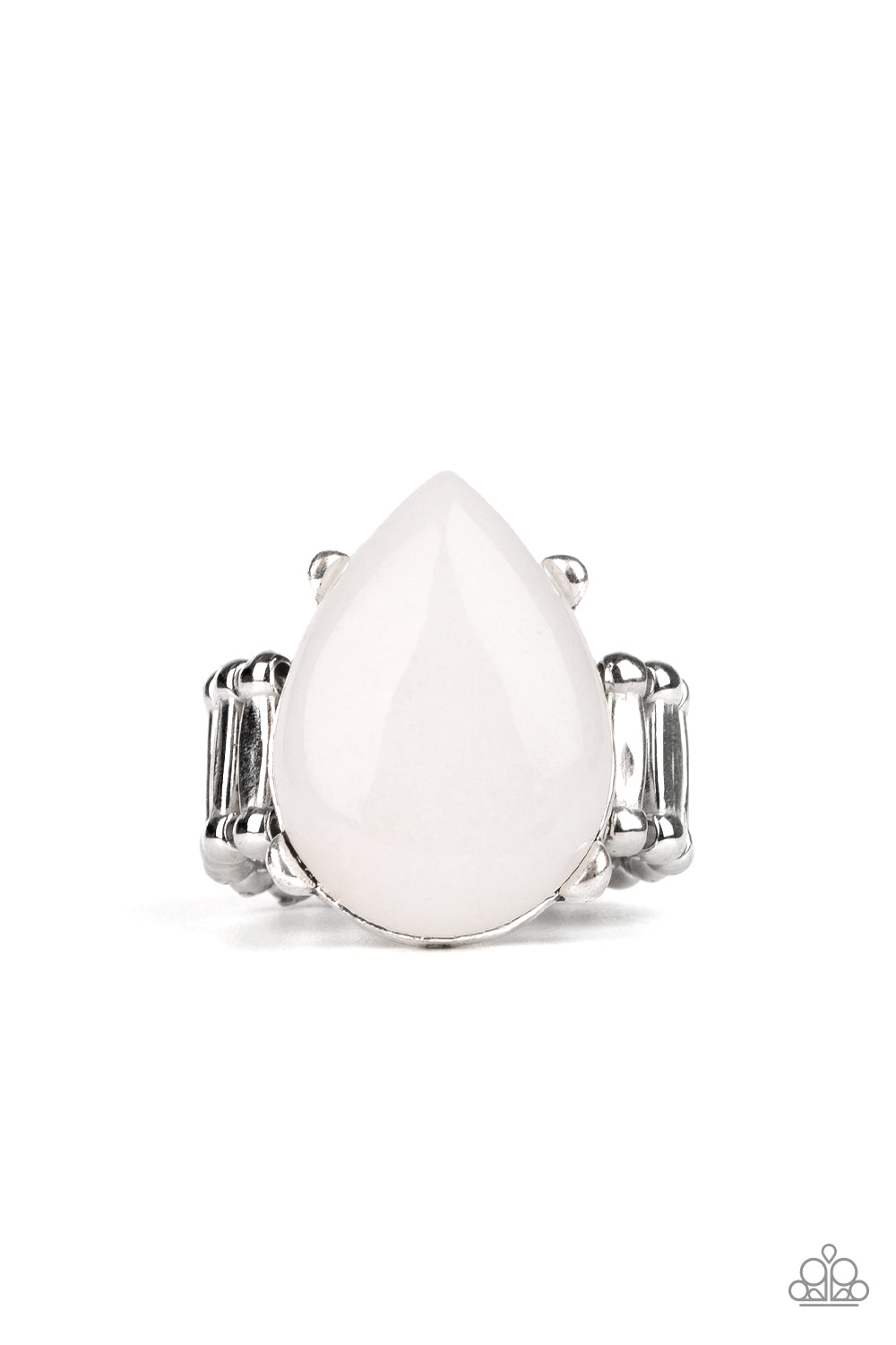 MOJAVE MINERALS - WHITE QUARTZ RING