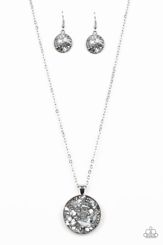 GLAM CRUSH MONDAY - SILVER DRUZY NECKLACE