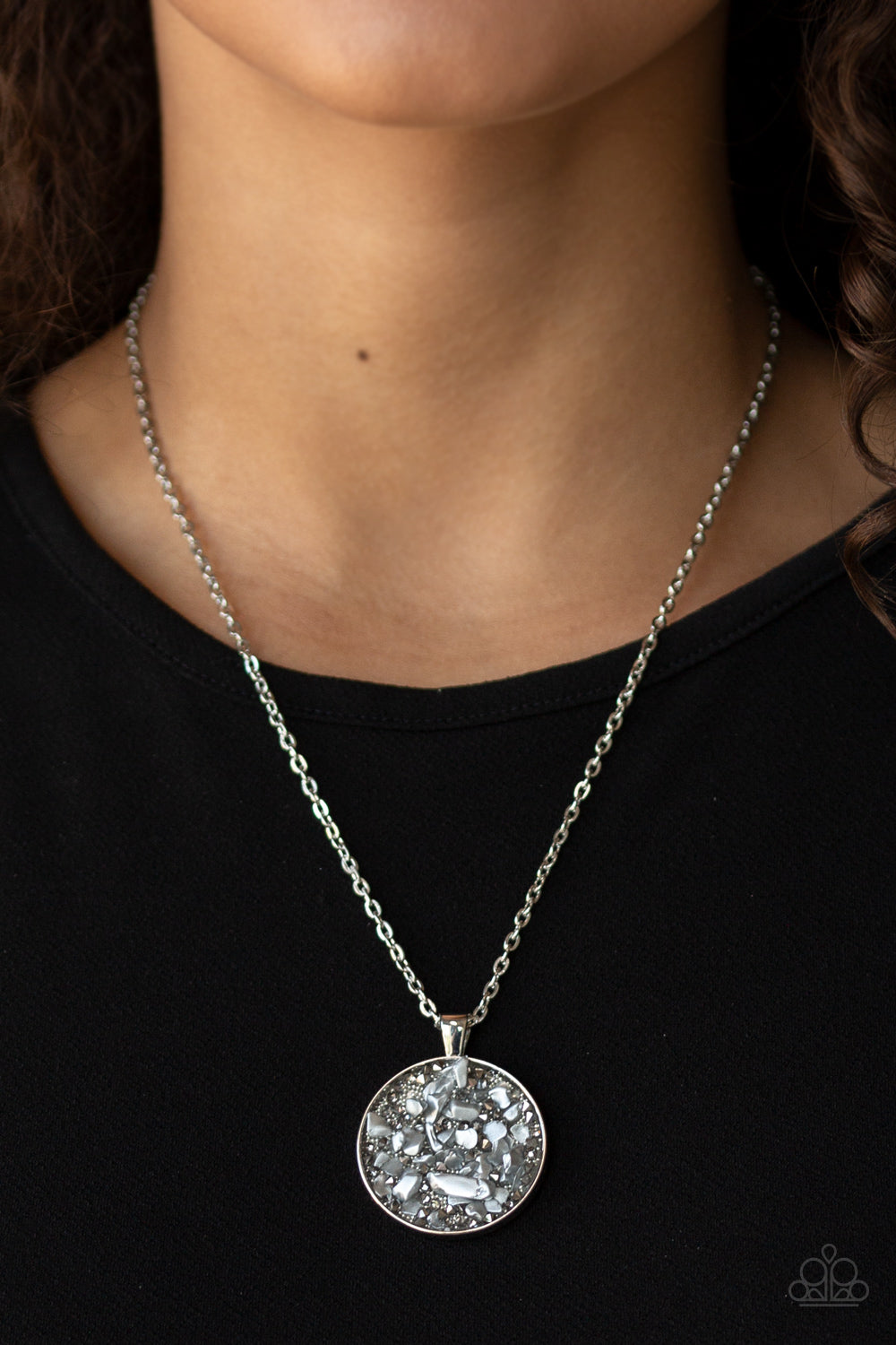 GLAM CRUSH MONDAY - SILVER DRUZY NECKLACE