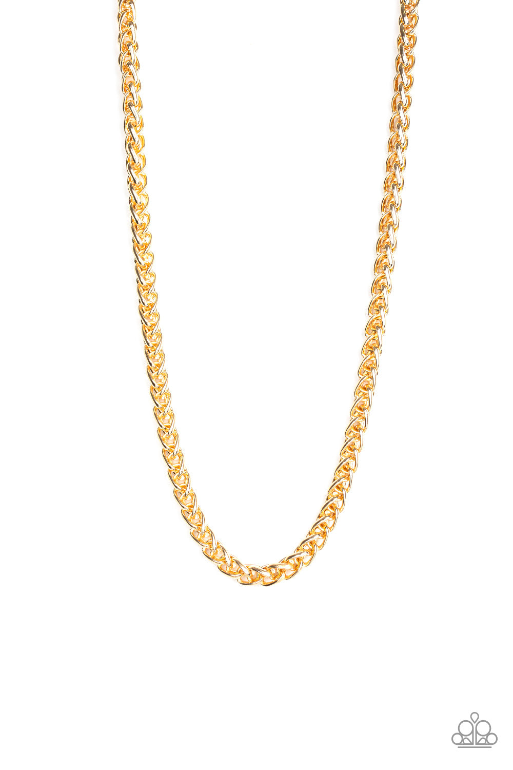 BIG TALKER - GOLD LARGE LINK MENS UNISEX NECKLACE