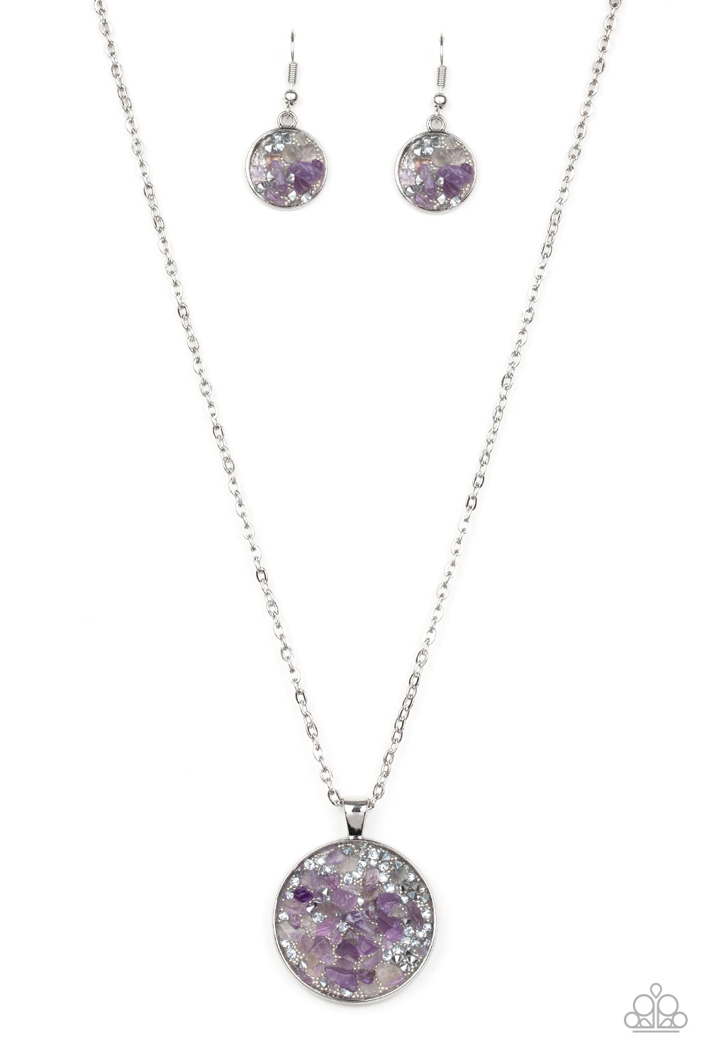 GLAM CRUSH MONDAY - PURPLE AMETHYST DRUZY NECKLACE