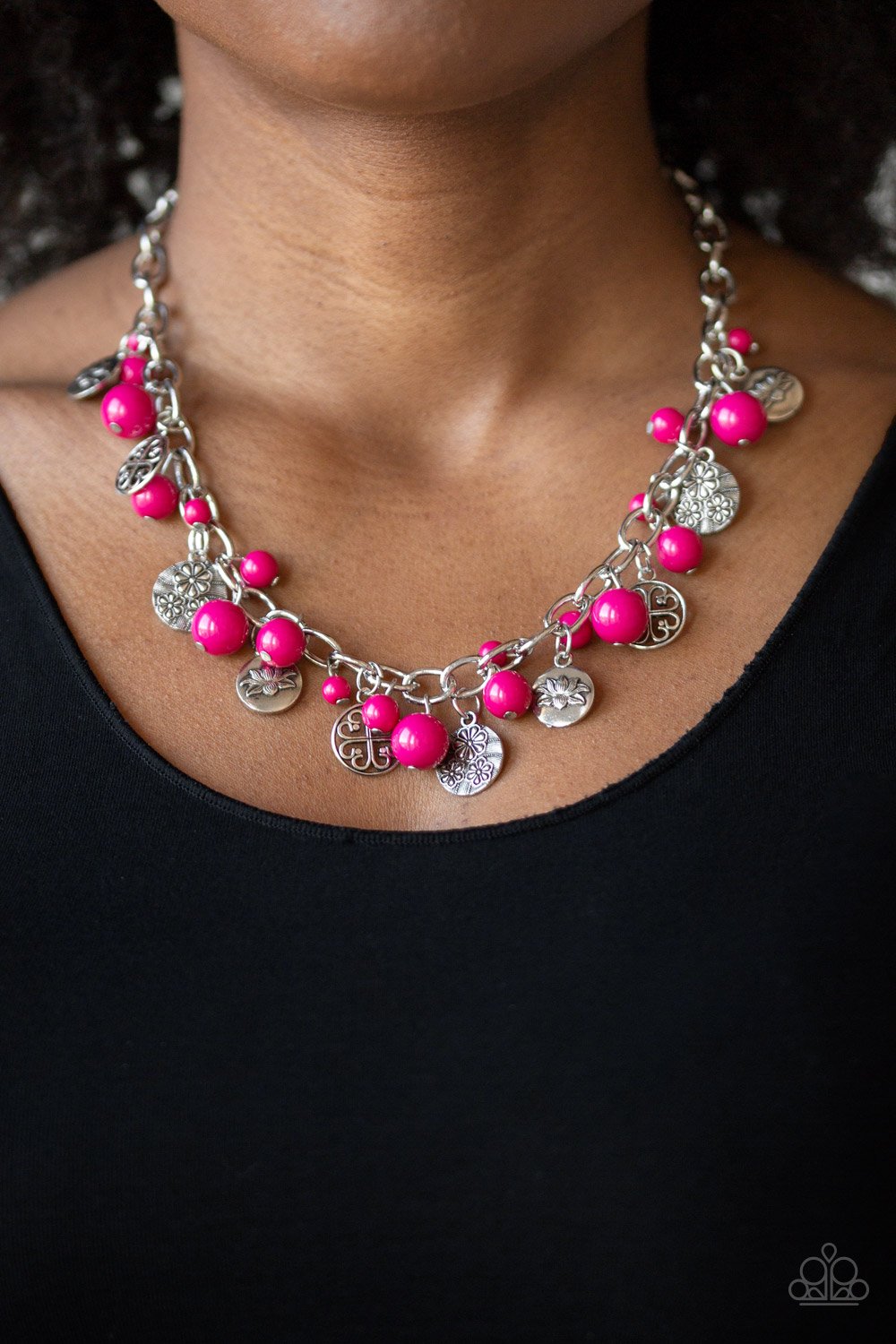GURU GARDEN - PINK LOTUS NECKLACE