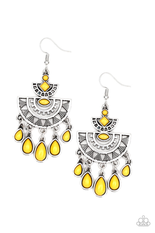 SOL SEARCHING - YELLOW EARRINGS
