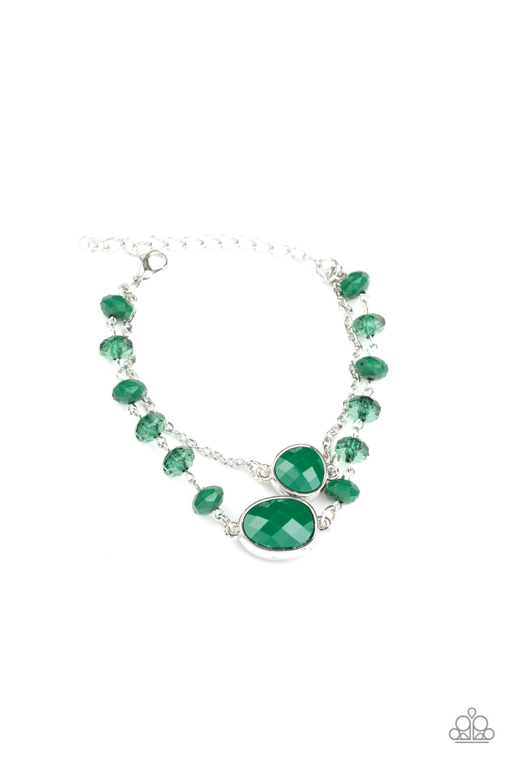 CROWD PLEASER - GREEN DOUBLE LAYER BRACELET