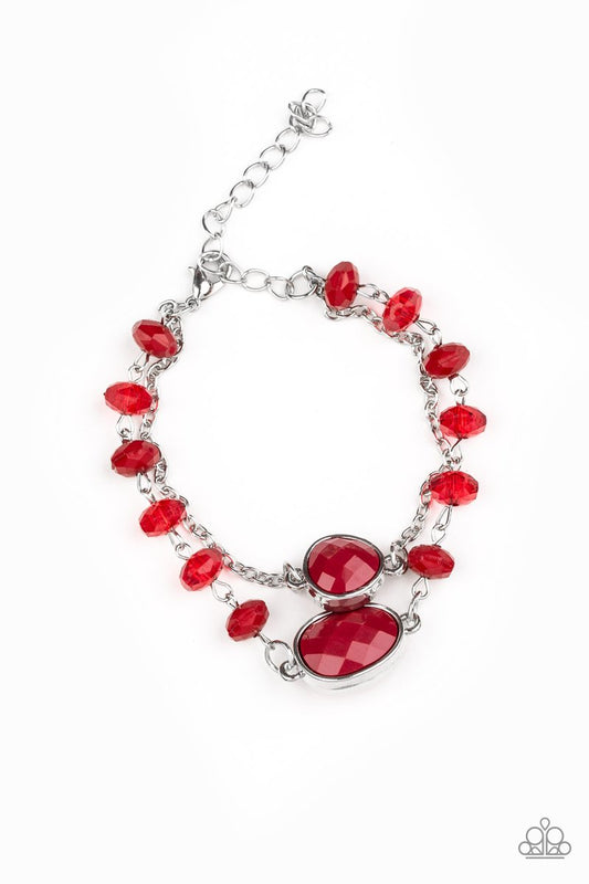 CROWD PLEASER - RED BEAD BRACELET