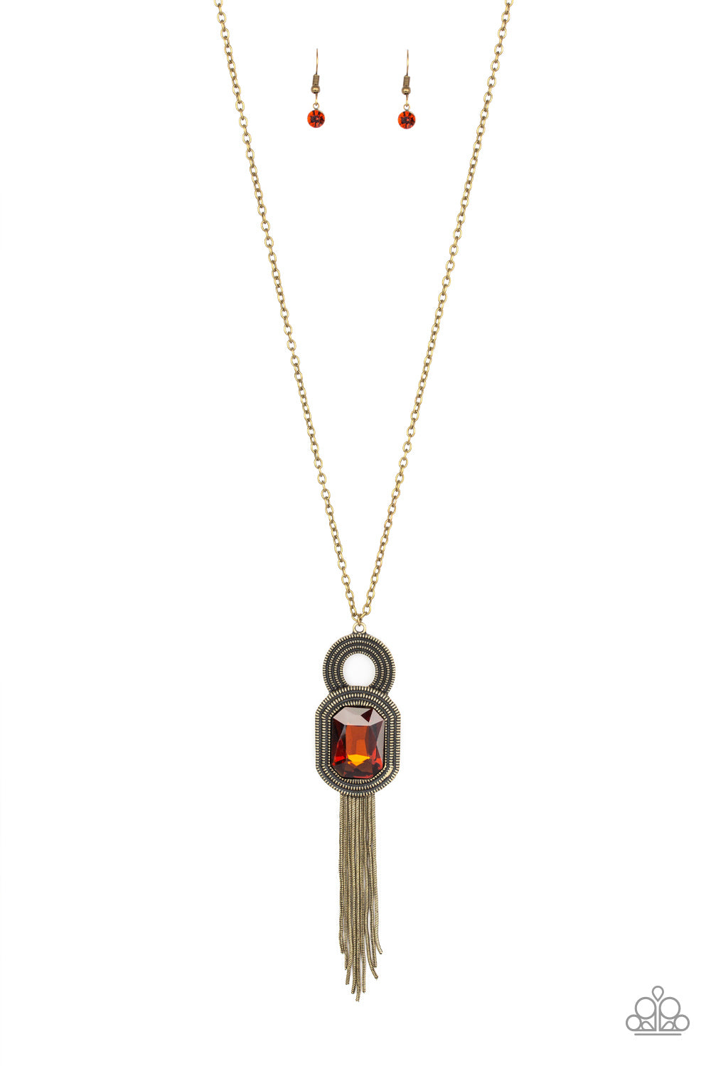 A GOOD TALISMAN IS HARD TO FIND - BROWN TOPAZ NECKLACE