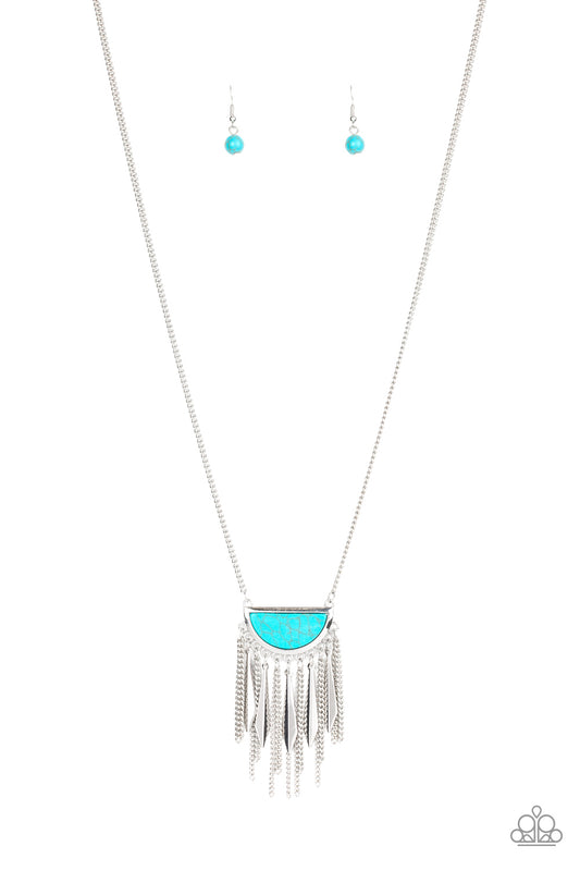 DESERT HUSTLE - BLUE SANDSTONE  NECKLACE