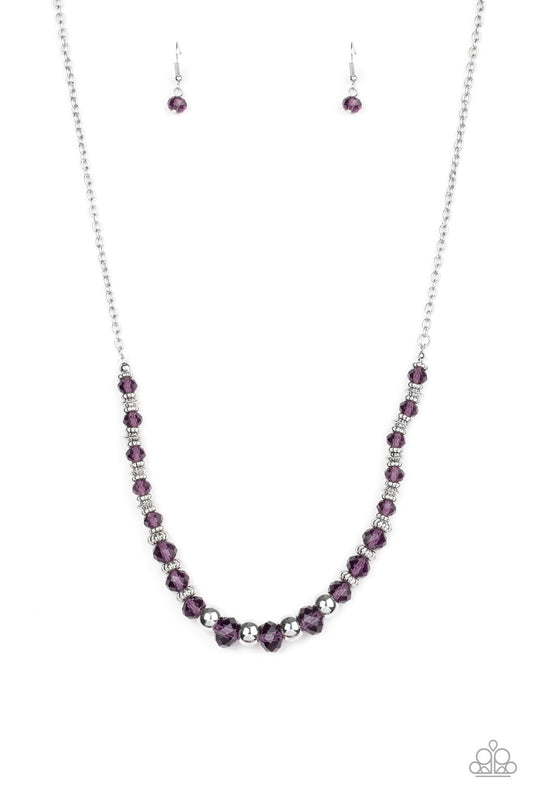 STRATOSPHERE SPARKLE - PURPLE NECKLACE