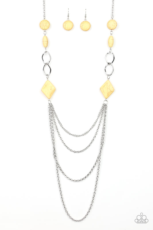 DESERT DAWN - YELLOW SANDSTONE NECKLACE