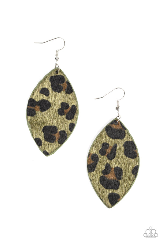 GRR-IRL POWER! - GREEN ANIMAL EARRINGS