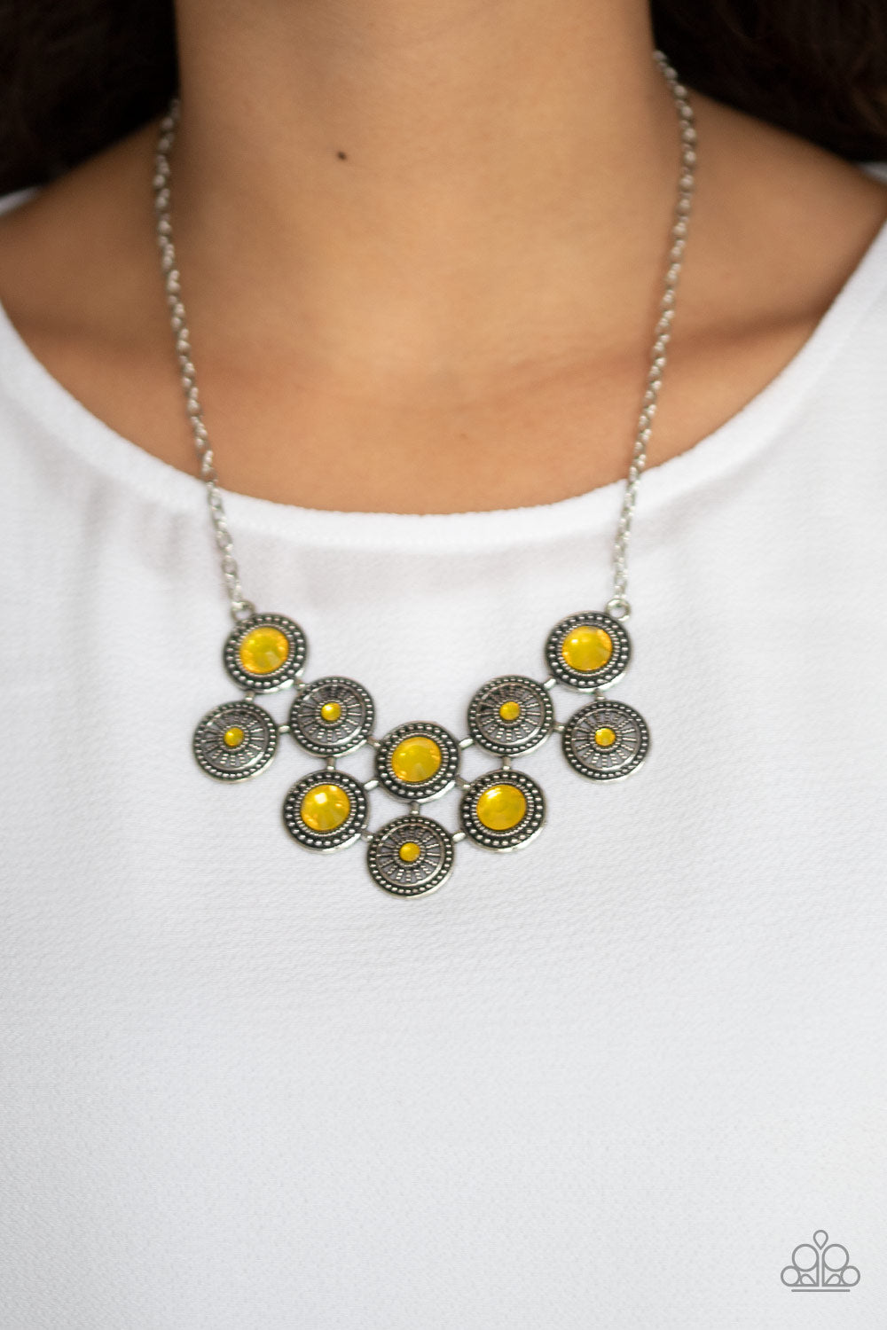 WHATS YOUR STAR SIGN? - YELLOW OPALESCENT CONSTELLATION NECKLACE