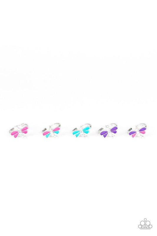 DRAGONFLY WISHES - SET OF 5 ADJUSTABLE RINGS