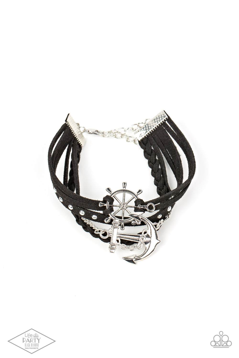 beesblingbash-anchors-away-black-bracelet-paparazzi-accessories