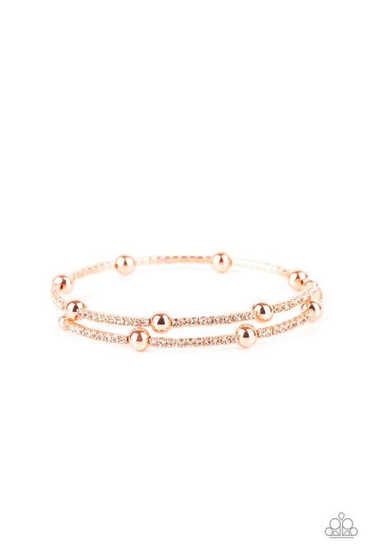 STANDOUT SHINE - COPPER COIL BRACELET