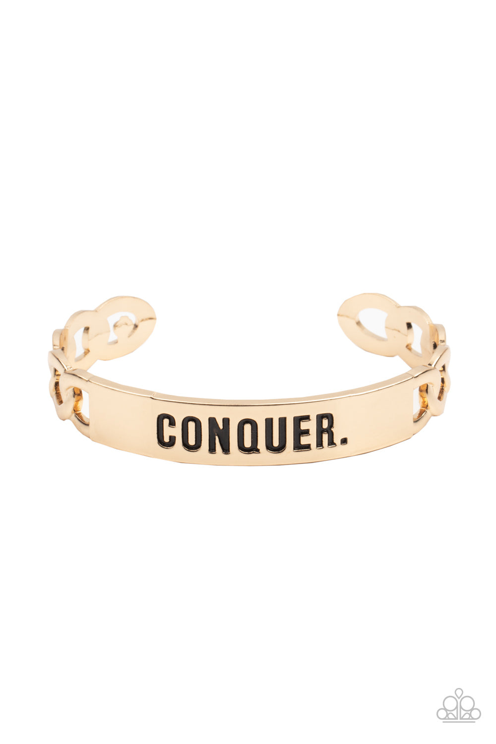 beesblingbash-conquer-your-fears-gold-mens bracelet-paparazzi-accessories