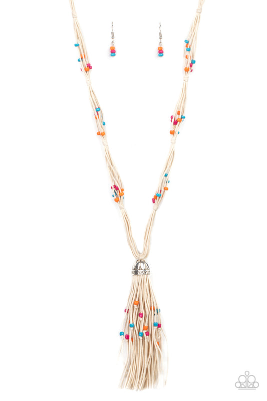 SUMMERY SENSATIONS - MULTI TASSEL NECKLACE