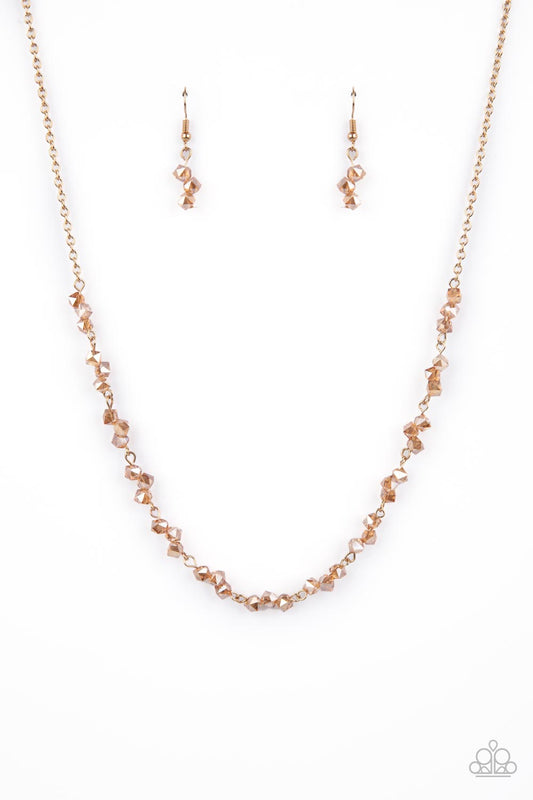 INCREDIBLY IRIDESCENT - BROWN IRIDESCENT NECKLACE