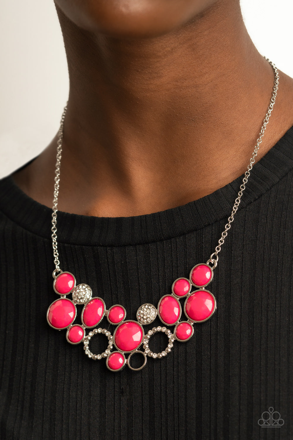 EXTRA ELOQUENT - PINK NECKLACE