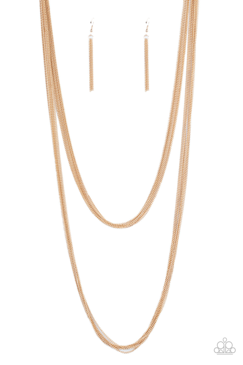 SAVE YOUR TIERS - GOLD MULTI LAYER NECKLACE