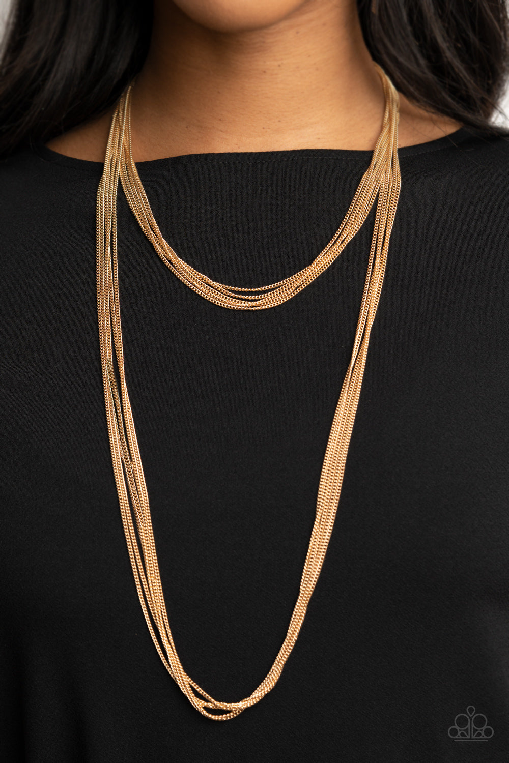 SAVE YOUR TIERS - GOLD MULTI LAYER NECKLACE