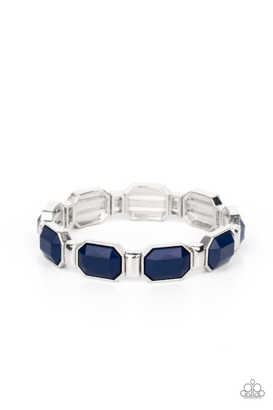 FASHION FABLE - BLUE STRETCH BRACELET