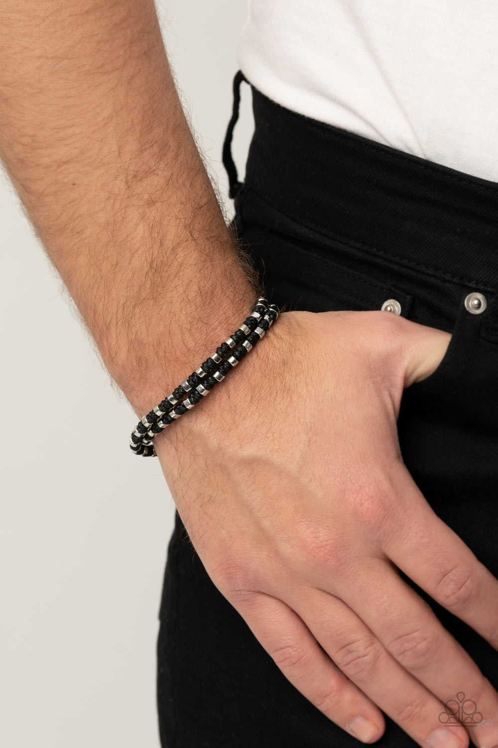 RIPCORD - BLACK MENS BRACELET