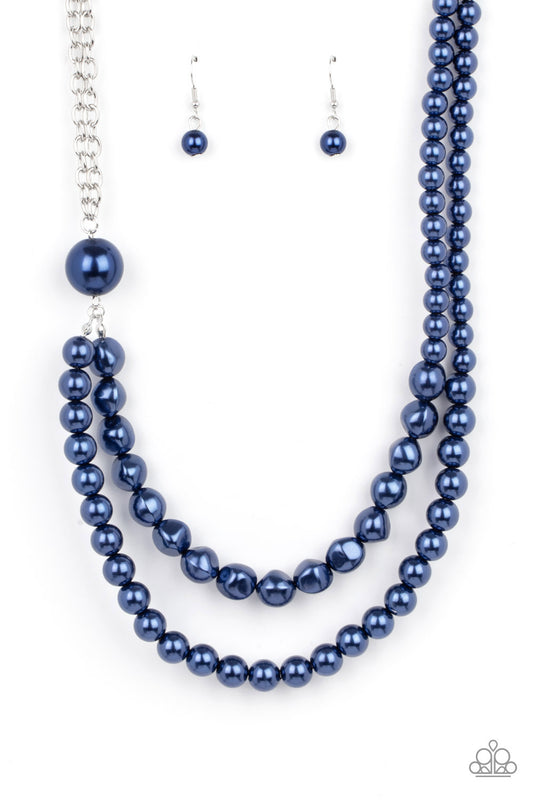 REMARKABLE RADIANCE - BLUE PEARLS NECKLACE