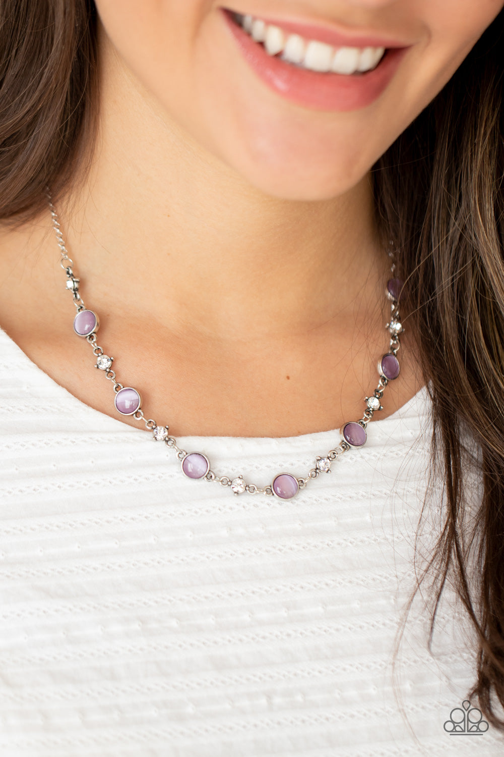 INNER ILLUMINATION - PURPLE MOONSTONE NECKLACE