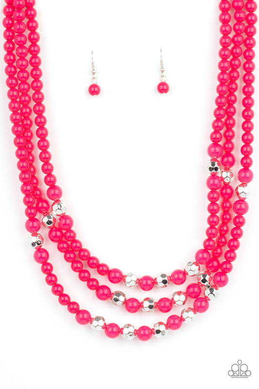 STAYCATION ALL I EVER WANTED - PINK NECKLACE