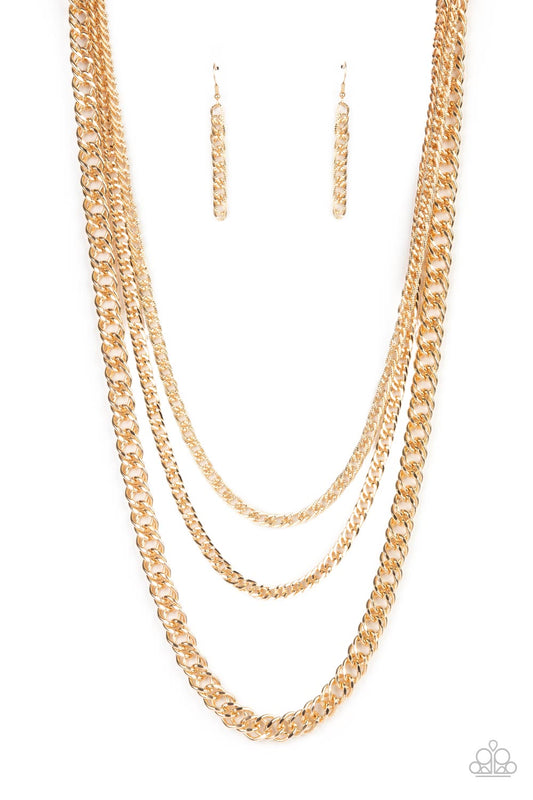 CHAIN OF CHAMPIONS - GOLD MULTI LAYER NECKLACE