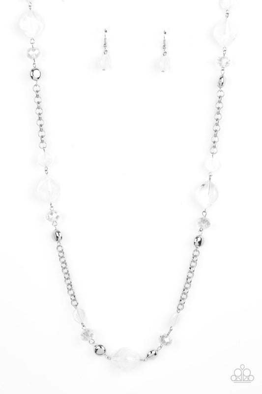 LIGHT-SCATTERING LUMINOSITY - WHITE NECKLACE