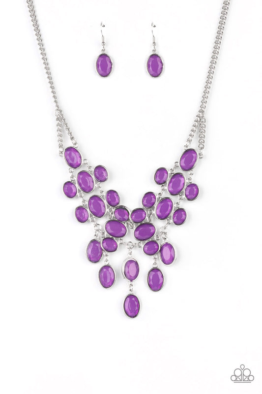 SERENE GLEAM - PURPLE NECKLACE