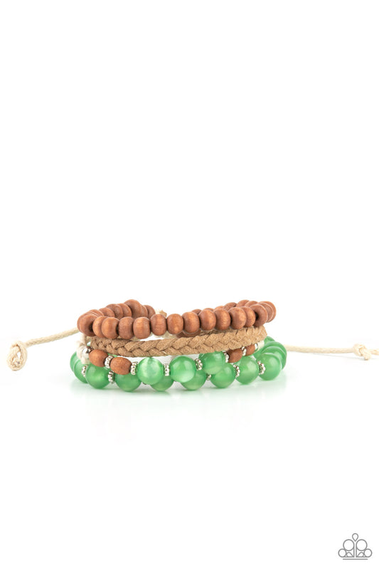 DOWN HOMESPUN - GREEN MOONSTONE URBAN BRACELET