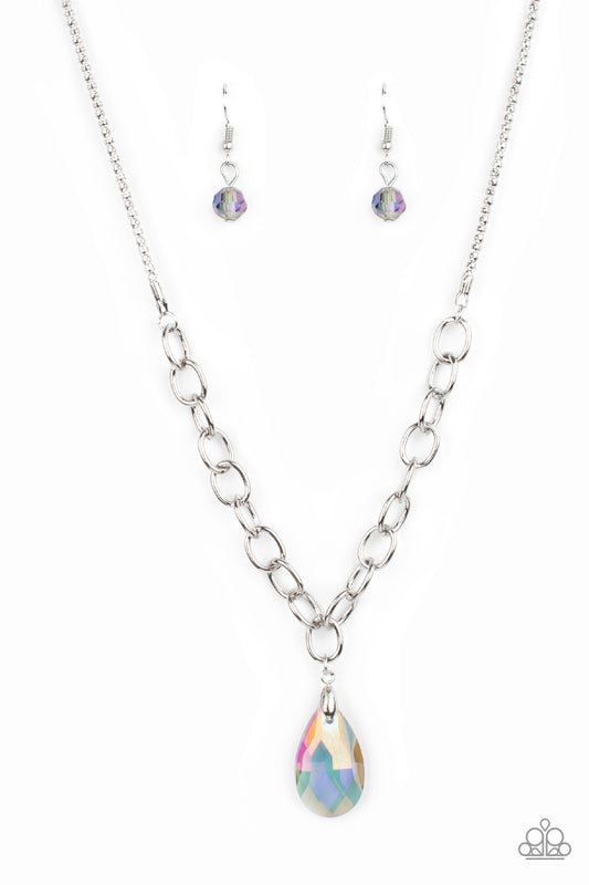 MEGA MODERN - MULTI OIL SPILL NECKLACE