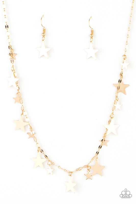 STARRY SHINDIG - GOLD STARS NECKLACE