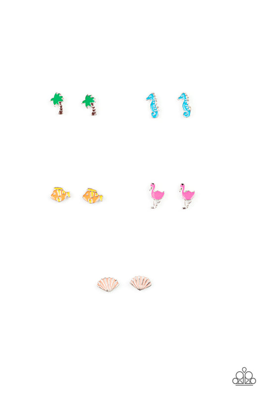 LE'GO MY FLAMINGO - TROPICAL VACATION EARRINGS SET FOR KIDS