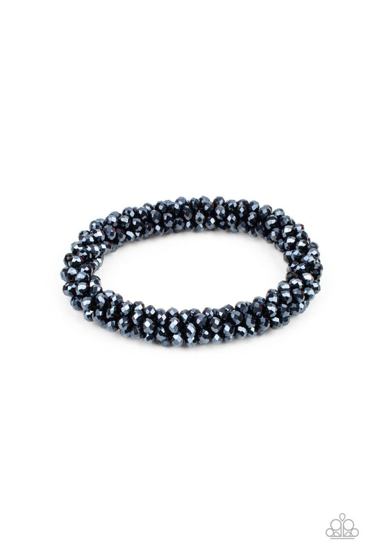 WAKE UP AND SPARKLE - BLUE STRETCH BRACELET