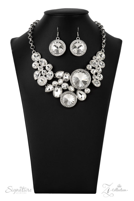 THE DANIELLE - LARGE RIVOLI RHINESTONES 2021 ZI NECKLACE