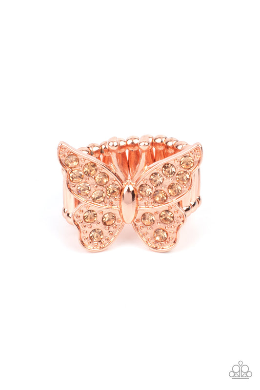 beesblingbash-bona-fide-butterfly-copper-ring-paparazzi-accessories