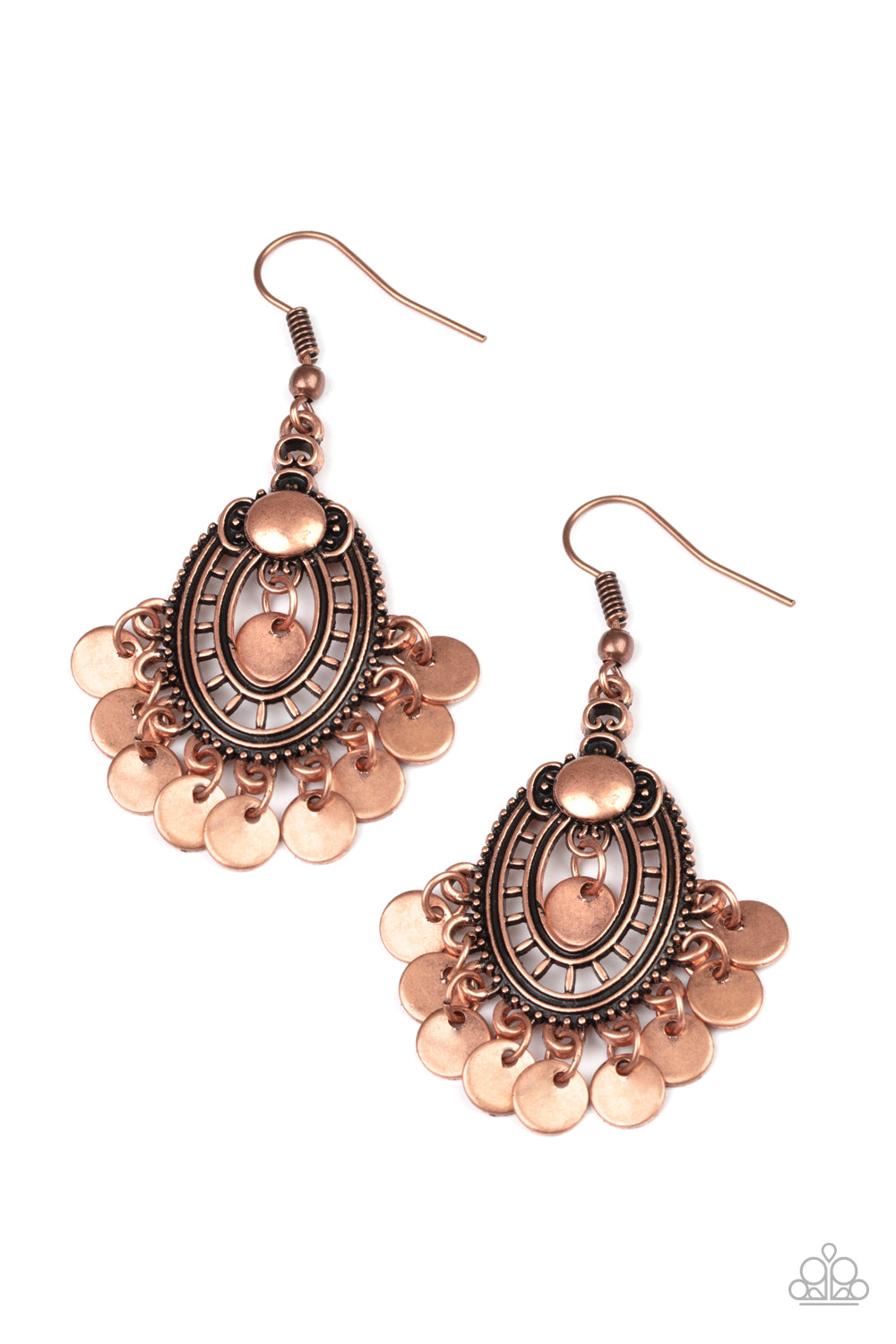 CHIME CHIC - COPPER CHIME EARRINGS