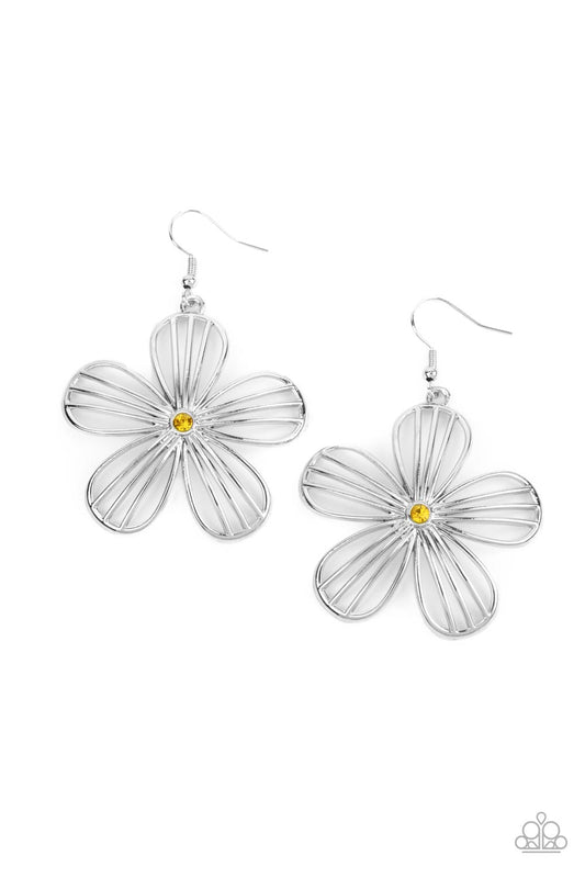 beesblingbash-meadow-musical-yellow-earrings-paparazzi-accessories