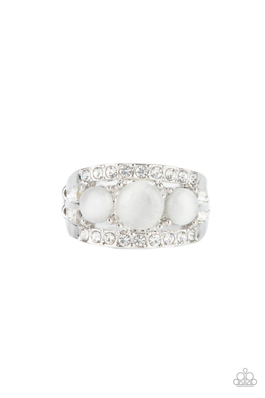 MAJESTICALLY MYTHIC - WHITE MOONSTONE RING