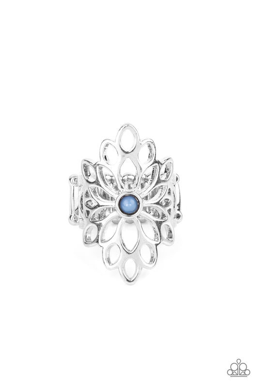 PERENNIAL DAYDREAM - BLUE FLORAL RING