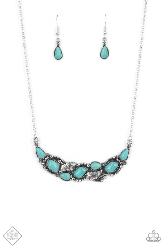 COTTAGE GARDEN - BLUE TURQUOISE NECKLACE