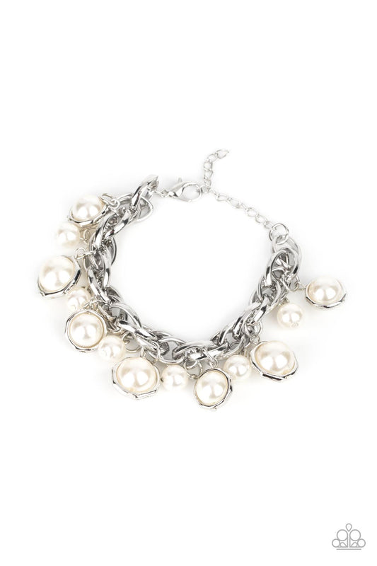 beesblingbash-orbiting-opulence-white-bracelet-paparazzi-accessories